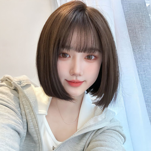 减龄波波头仿真发短发全头套