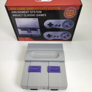 新款SUPER NES SFC660游戏主机16位SNES电视fc复古游戏