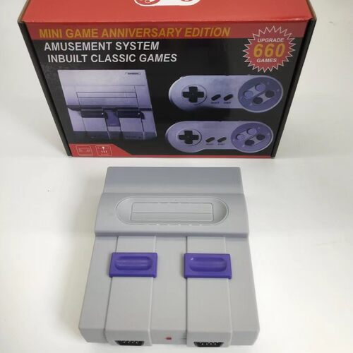 新款SUPER NES SFC660游戏主机16位SNES电视fc复古游戏