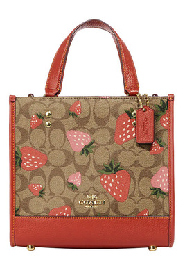 COACH 蔻驰 Dempsey Tote 22 女士手拎包斜挎包单肩包 小号托特