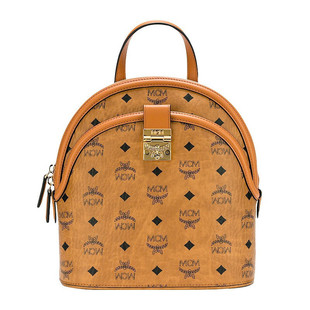 MCM女包 经典印花女士小号手提贝壳包双肩包 MWKBSNN01CO001