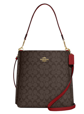 COACH 蔻驰 MOLLIE BUCKET 女士水桶包斜挎包手拎包单肩包 大号