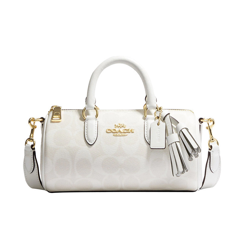 COACH蔻驰斜挎包圆筒包手拎包