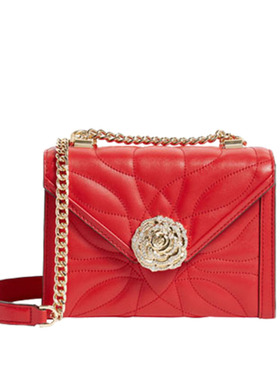 Michael Kors红色小号单肩斜挎包