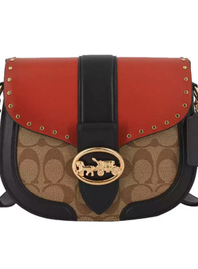 COACH蔻驰女包 Georgie系列 女士单肩包斜挎包小猪包 C2806/C3593