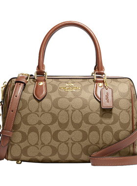 COACH 蔻驰 Rowan Satchel 女士波士顿桶包手拎包斜挎包