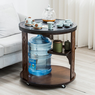 Đèn ban công sang trọng Kung Fu bàn trà hộ gia đình trà nhỏ xe đẩy tròn đa năng bàn trà ghế kết hợp tự động ấm đun nước tích hợp bàn trà đạo