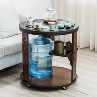 Đèn ban công sang trọng Kung Fu bàn trà hộ gia đình trà nhỏ xe đẩy tròn đa năng bàn trà ghế kết hợp tự động ấm đun nước tích hợp bàn trà đạo