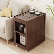 Sofa side table tủ trà bàn trà gia đình ấm đun nước tích hợp bàn trà side tủ bàn cà phê đơn giản tủ trà có thể tháo rời