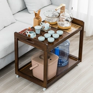Bàn trà di động ấm đun nước tích hợp ghế sofa phòng khách bên bàn ngắn xe đẩy trà nhà khay trà đá vàng đen bàn cà phê để pha trà bàn trà đa năng