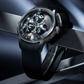 OBLVLO欧宝罗最新 设计师三体概念机械表创意球行针手表男独立制表