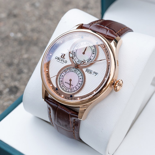 OBLVLO欧宝罗新款自动机械防水表
