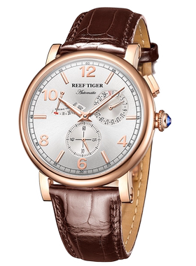 联名瑞夫泰格男士手表动能机械表全自动男表时尚简约防水手表男表