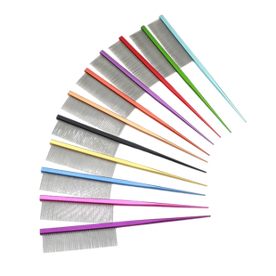 宠物美容直排梳子专业挑毛开结泰迪博美拉毛分界去浮毛长毛