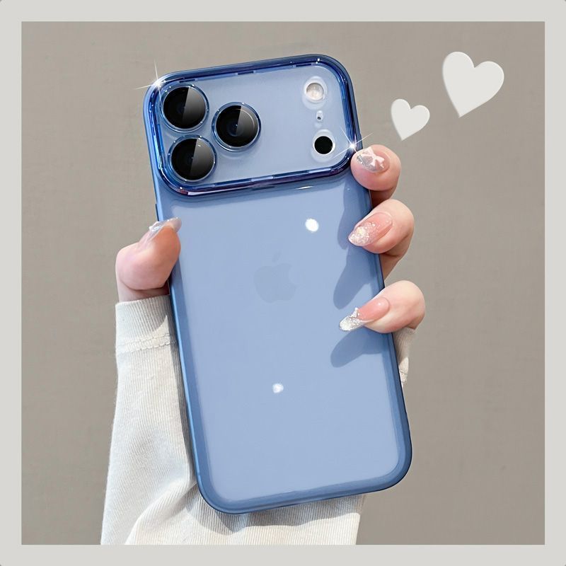 透明适用苹果16E手机壳iPhone15Plus自带镜头膜17promax全包14pro