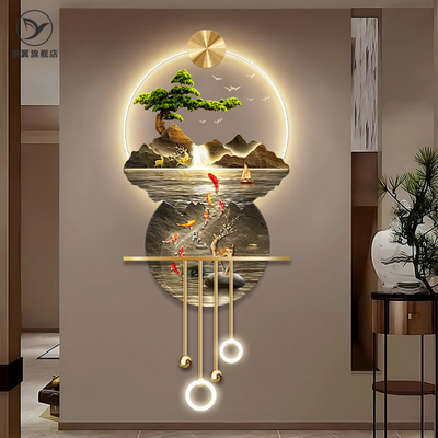 鼎翼玄关立体灯画新中式可定制