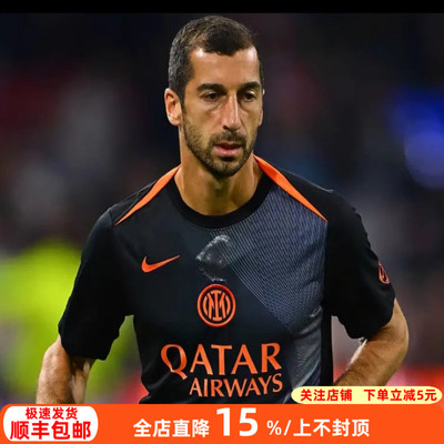 耐克国米25-26赛前热身训练短袖