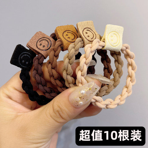 高弹头绳发圈女扎发丸子橡皮筋