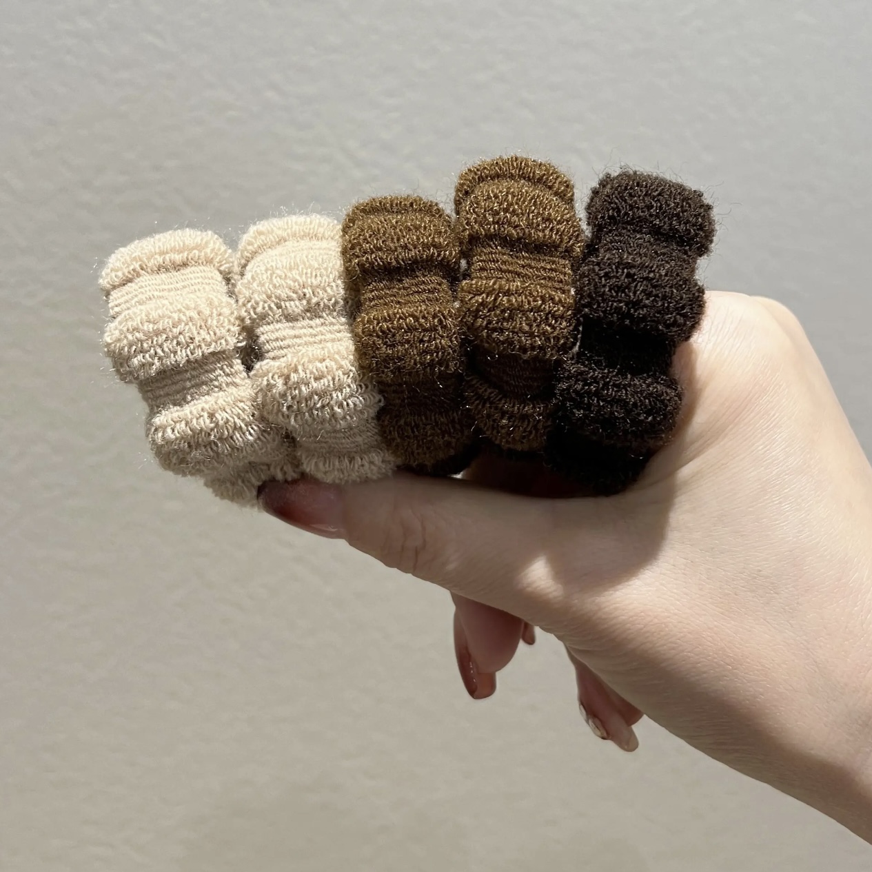 毛巾发圈橡皮筋头绳女扎马尾