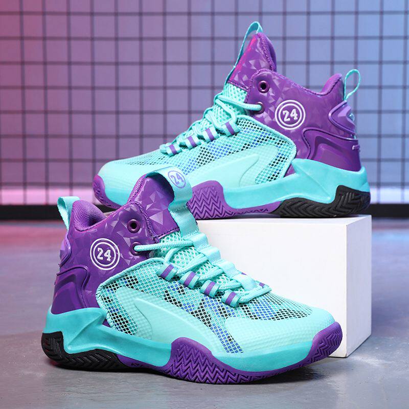 中大童网面透气运动鞋小学生男童篮球鞋全城10夏季新款青少年8088