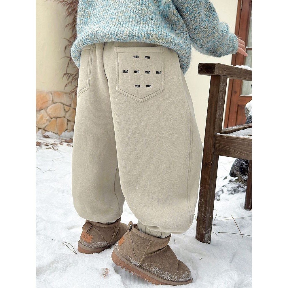 男童裤子冬装2025新款儿童秋冬款加厚一体绒卫裤男孩冬季运动长裤,女装/女士精品,卫裤,淘宝优惠券,粉丝福利购,淘宝优惠卷