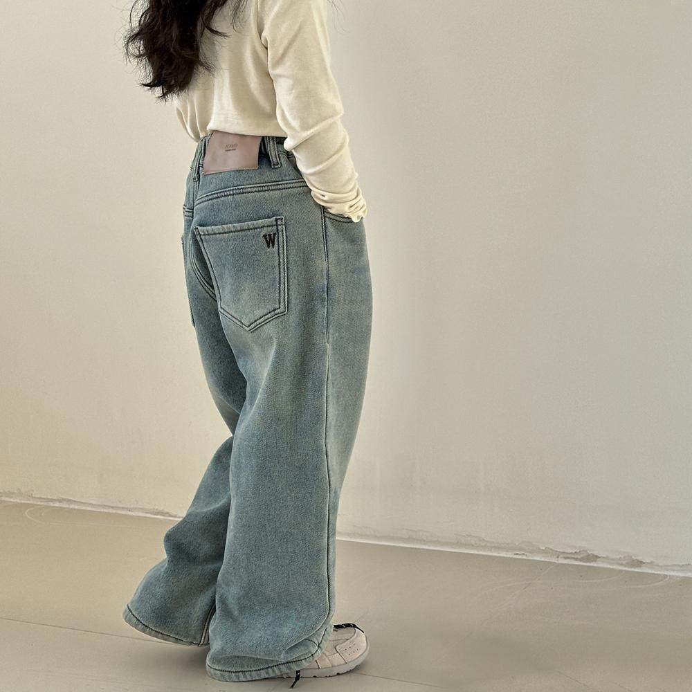 女童加绒牛仔裤秋冬2025新款中大童冬季一体绒休闲款洋气儿童裤子,女装/女士精品,卫裤,淘宝优惠券,粉丝福利购,淘宝优惠卷