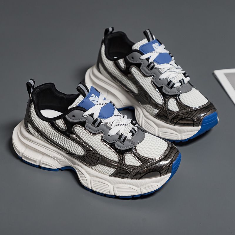 秋新款老爹鞋女ins韩版百搭休闲厚底运动鞋拼色复古女鞋1101