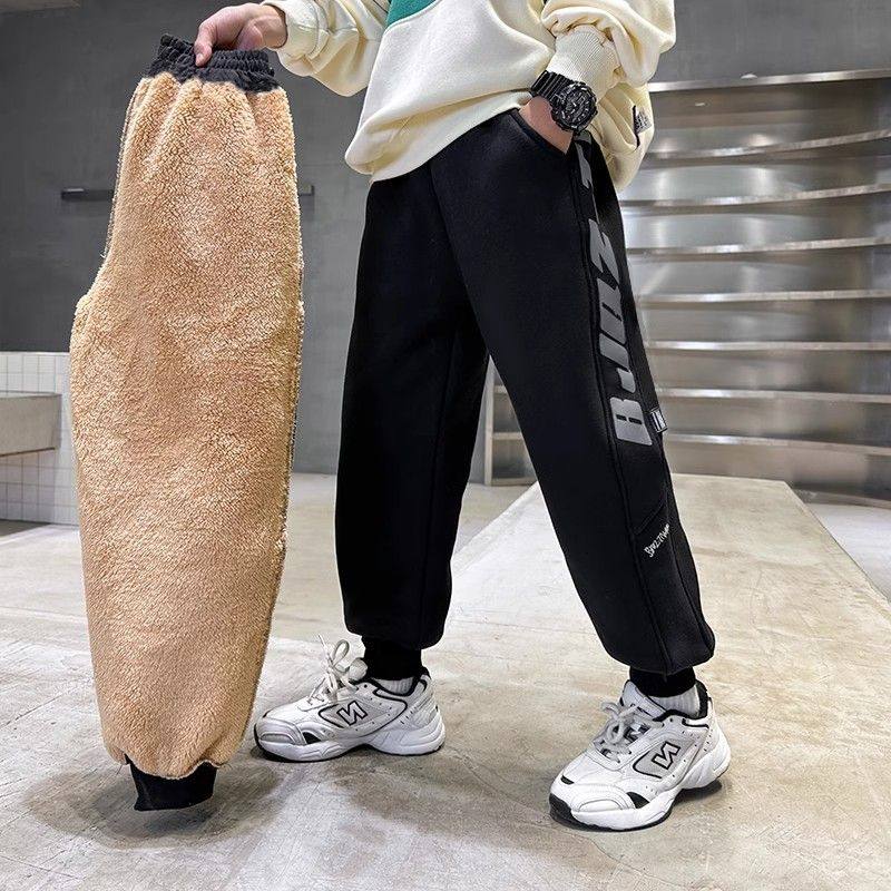 胖童裤子春秋加肥加大男童秋装潮胖男孩卫裤中大童长裤儿童运动裤