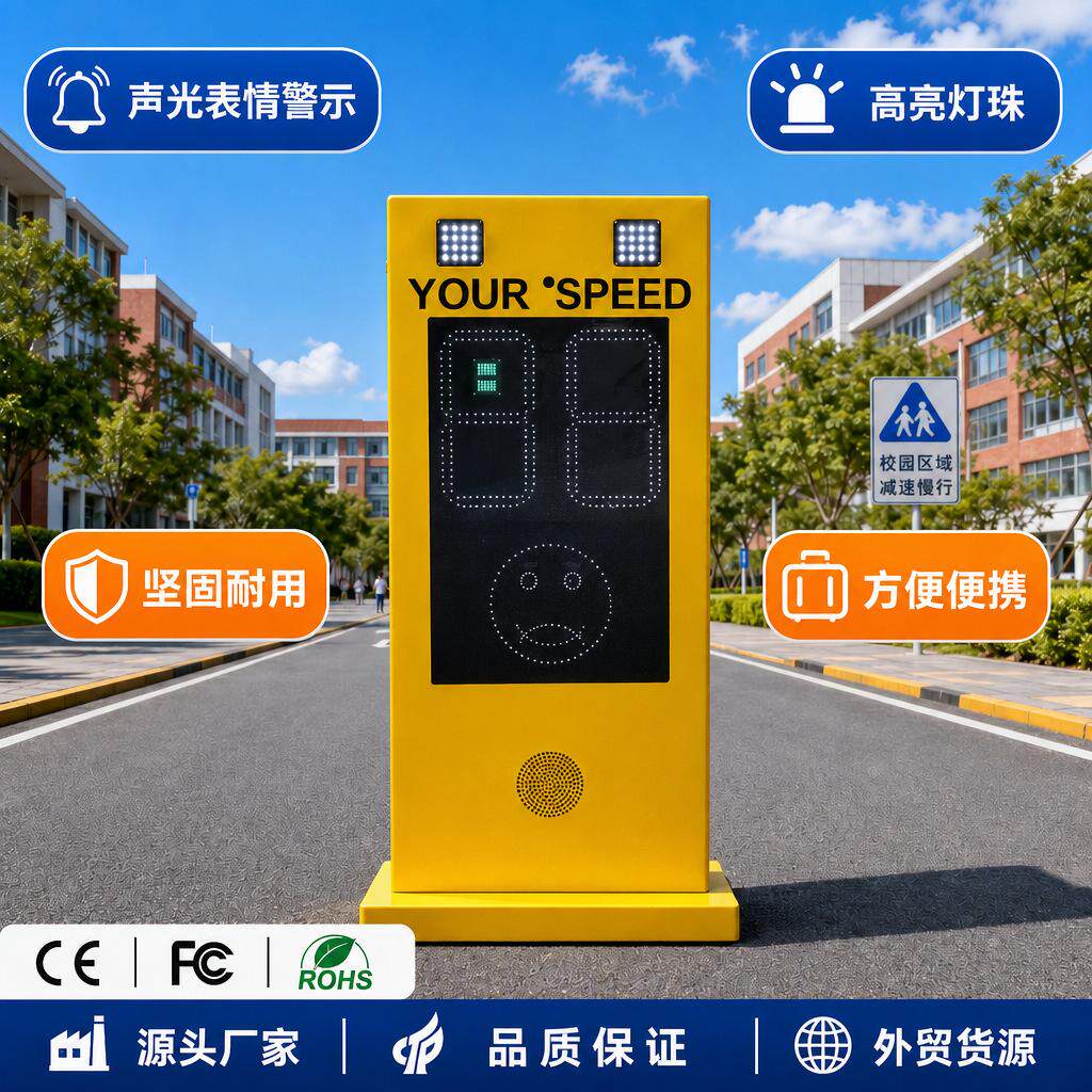 雷达测速牌笑脸车速反馈限速标志抓拍源头工厂Speed Sign
