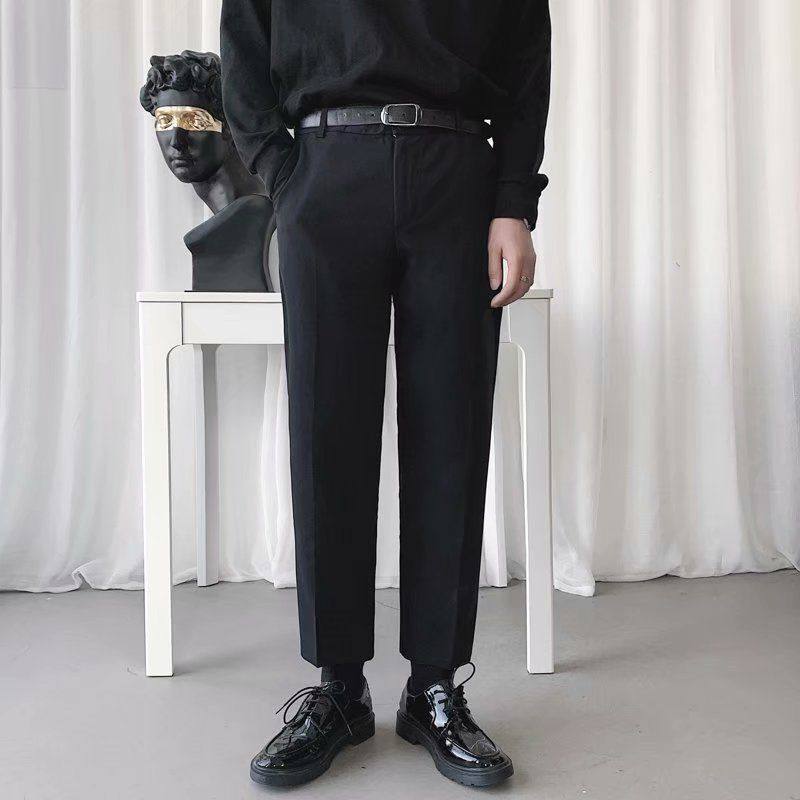 秋冬坠感小西裤男潮流韩版ins直筒九分休闲裤修身小脚百搭西装裤,女装/女士精品,西装裤/正装裤,淘宝优惠券,粉丝福利购,淘宝优惠卷
