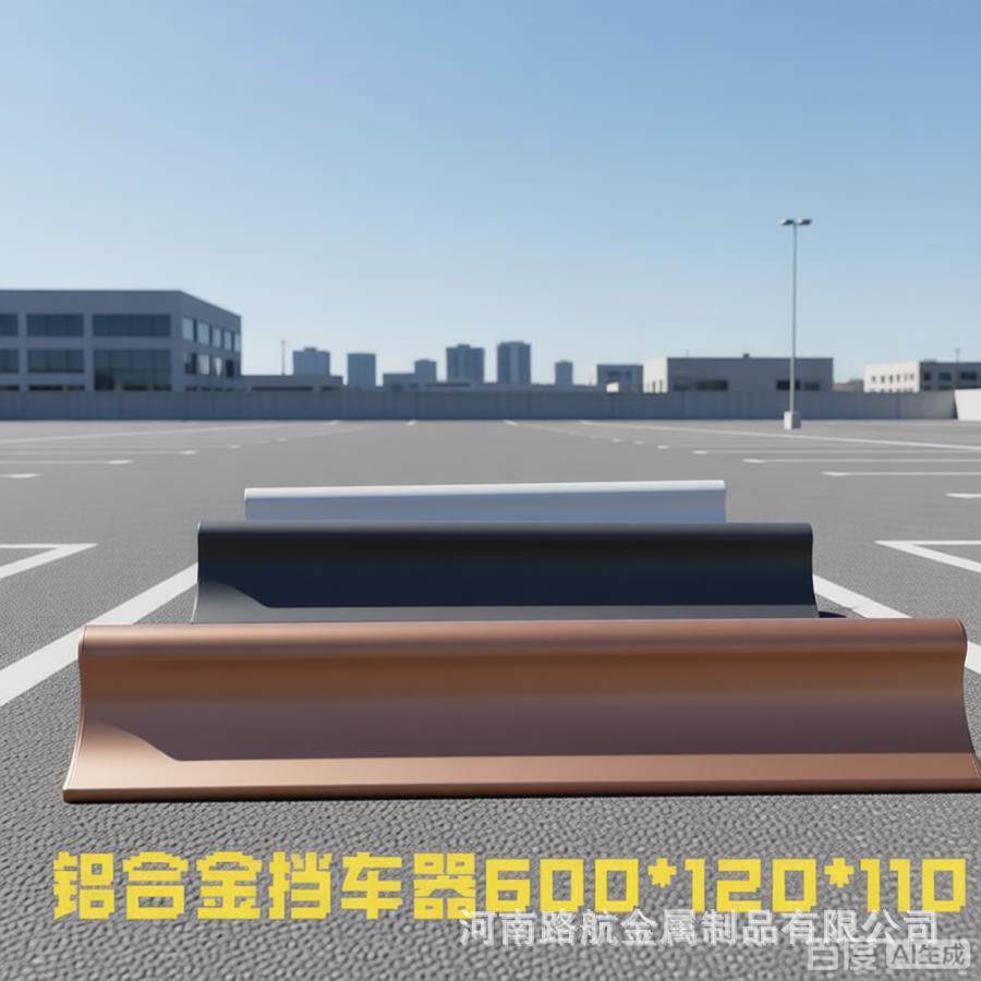 高端铝型材定位器倒车止退器车轮挡车器铝合金限位器车位阻挡器