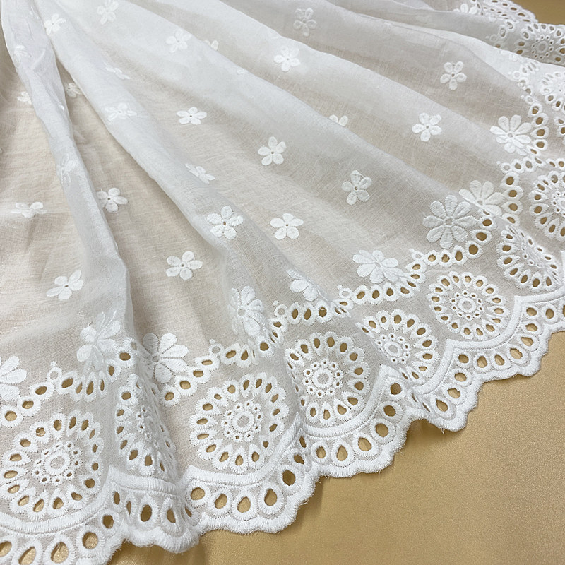 2021  宽135cm日韩镂空服饰面料衣服裙子服装布料手工diy蕾丝裙子