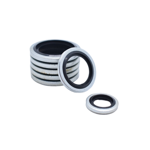 英制组合垫圈碳钢垫片G1/8 G1/4 G3/8 G1/2 G3/4 /自动定芯组合垫