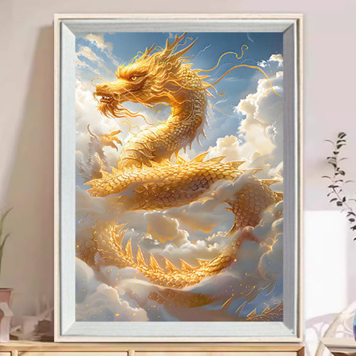 龙腾云海2026满钻DIY钻石画