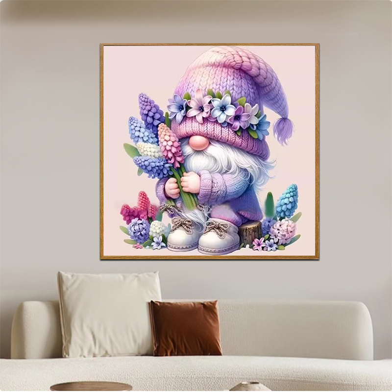 风信子小矮人十字绣2025新款