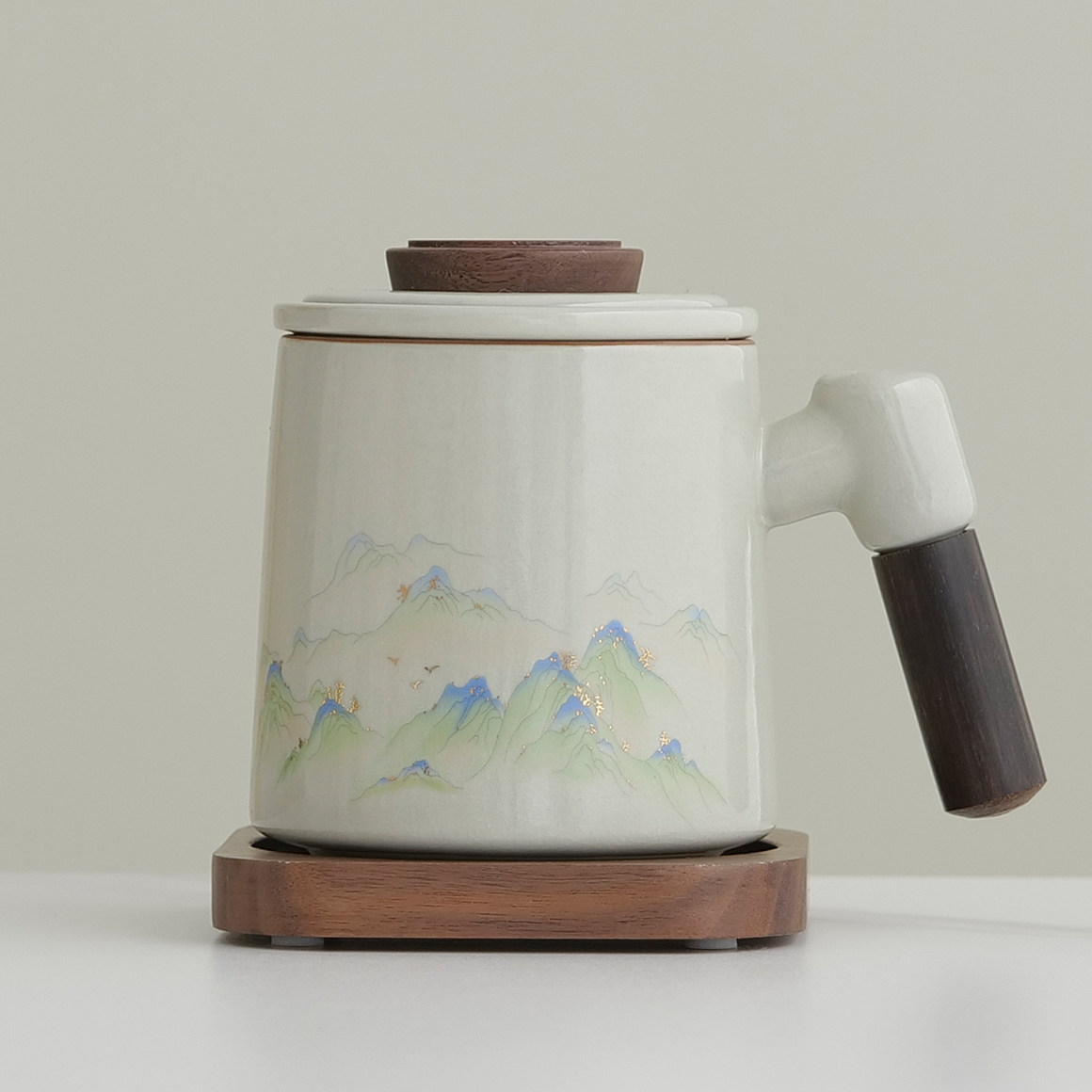 汝窑高温泡茶杯高颜值送礼套装图片