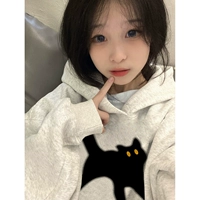 Демисезонная ретро куртка, толстовка с капюшоном, в американском стиле, коллекция 2023, оверсайз