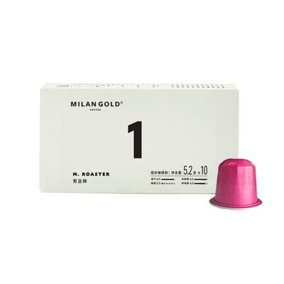 包装豹纹拿豆师MilanGold咖啡金