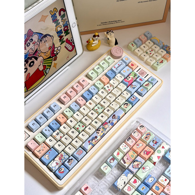 库洛洛 新款DMA MDA高度149键 蜡笔小新 小全套适配H75 108