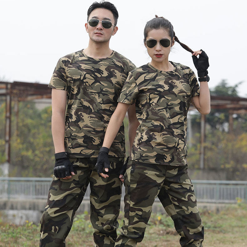 速干裤子迷彩迷彩服套装夏季