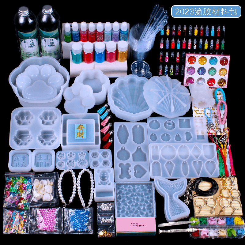 水晶滴胶diy材料包套装ab树脂胶手工制作手镯猫爪烟灰缸硅胶模具,饰品/流行首饰/时尚饰品新,其他DIY饰品配件,淘宝优惠券,粉丝福利购,淘宝优惠卷