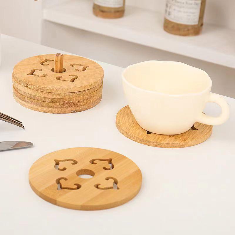 楠竹创意隔热垫餐桌垫防烫耐高温餐垫菜垫家用盘垫杯垫碗垫木质