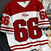 圆领T恤聚酯纤维家庭休闲 两色短袖 KING66 休闲时尚