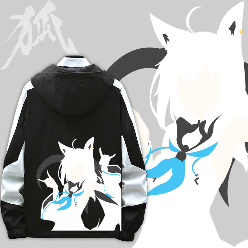 虚拟主播vtuber印象定制白上吹雪hololive小狐狸fbk外套夹克js