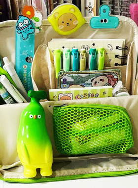 日本kokuyo国誉HACO多功能笔袋学生简约实用文具盒商务大容量多层收纳包可变型收纳盒子便捷手提