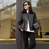 T井姐妹 G607 P219 布鲁克林 可拆卸毛领羊皮鹅绒服ERF2512