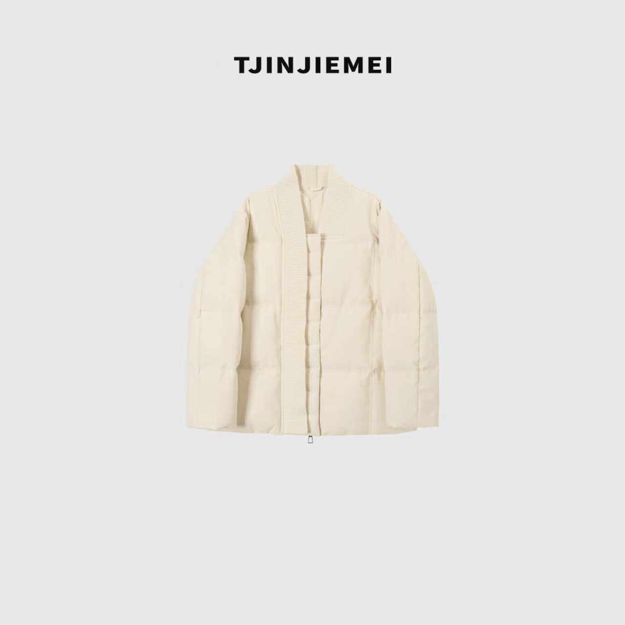 T井姐妹【乌托邦】轻奢拼接气质显瘦羽绒服外套ERF2509-D050