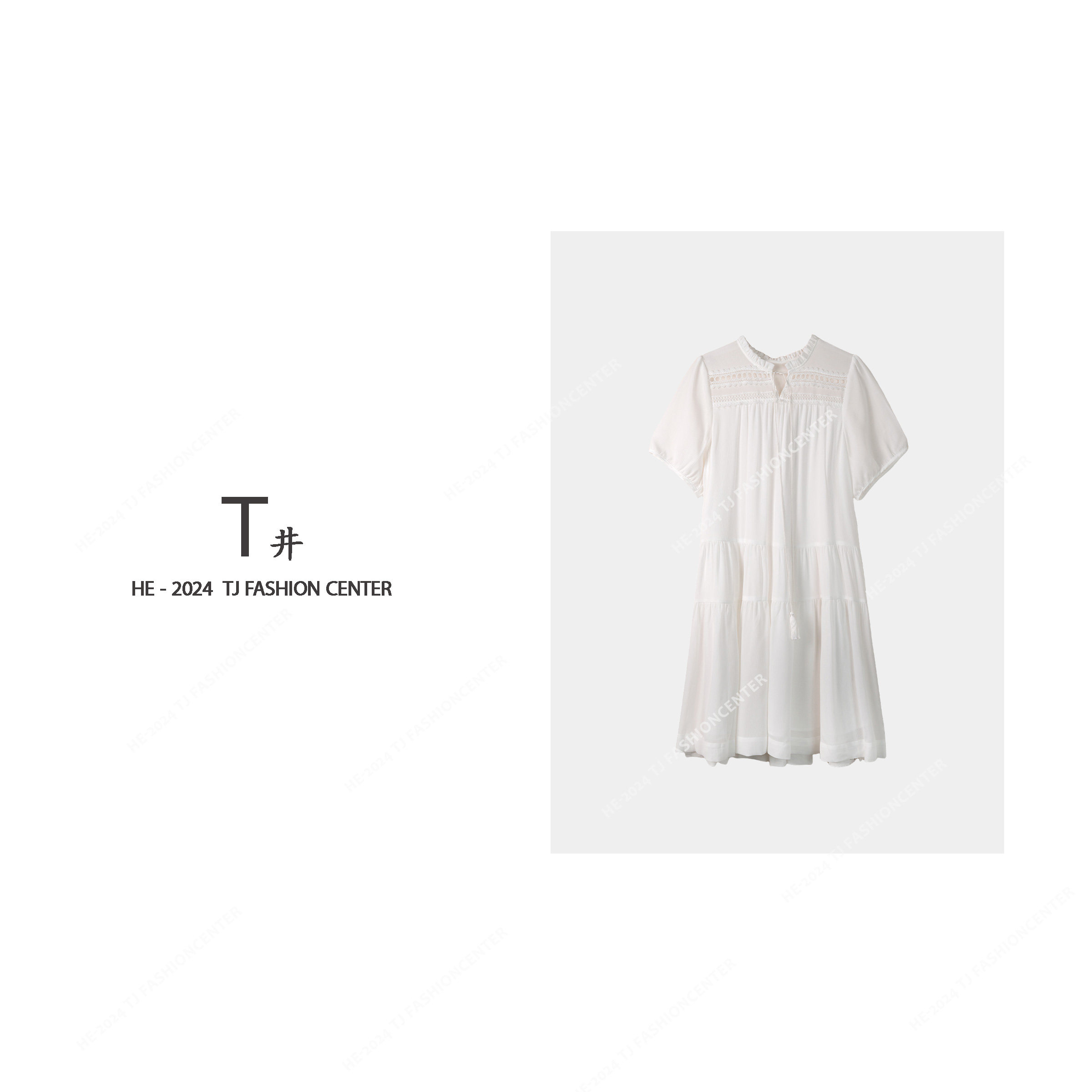 T井姐妹【度假】新款夏季休闲气质百搭连衣裙LYQ2406-80119