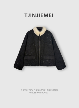 T井姐妹【映雪】精致亮片羽绒服气质温柔鹅绒服YRF2512-ZT690