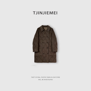 FZ8833 设计感精致羊毛羊绒混纺鹅绒服ERF2512 T井姐妹 体制内